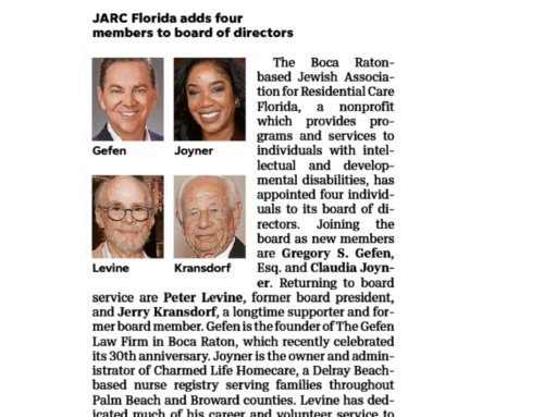 JARC Florida adds Four Members to Board of Directors