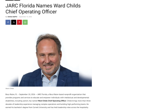 JARC Florida Names Ward Childs Chief Operating Officer
